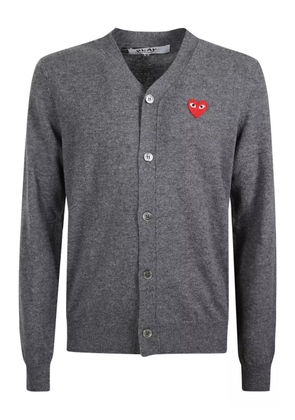 Comme Des Garçons Play V-neck cardigan - Grey