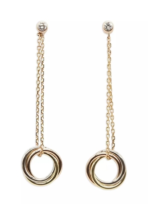 Cartier 2010s 18K yellow gold Trinity circle earrings