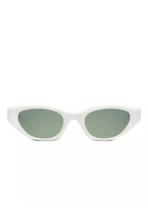 Gentle Monster Verse W2 star-detail cat-eye sunglasses - White