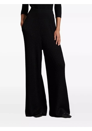 Polo Ralph Lauren cable-knit trousers - Black