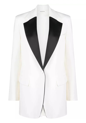 P.A.R.O.S.H. satin-trim virgin wool blazer - Neutrals