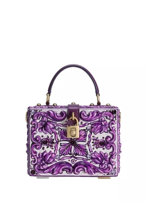 Dolce & Gabbana Dolce Box Majolica-print tote bag - White
