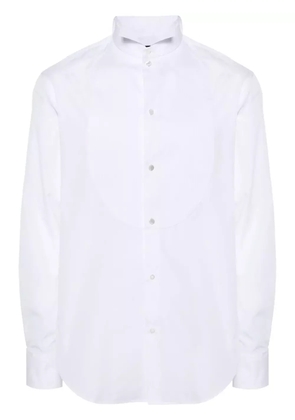 Emporio Armani bib-panel cotton shirt - White