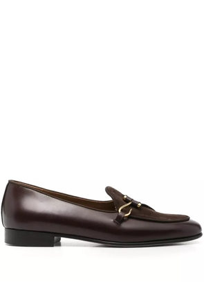 Edhen Milano hook-detailed loafers - Brown