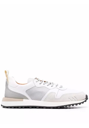 Buttero panelled design sneakers - White