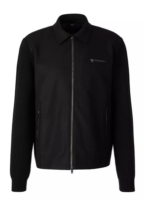 Herno zip cashmere cardigan - Black