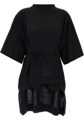 DI.LA3 PARI' asymmetric t-shirt - Black