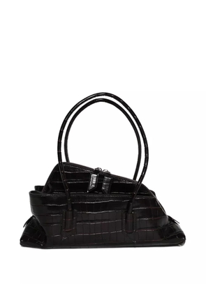 The Attico small La Passeggiata shoulder bag - Brown