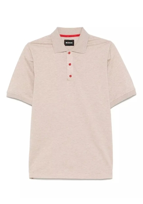 Kiton mélange-effect polo shirt - Neutrals