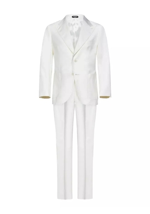 FRANZESE COLLECTION virgin wool suit - White