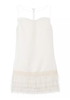 Giambattista Valli drop-waisted shift dress - White