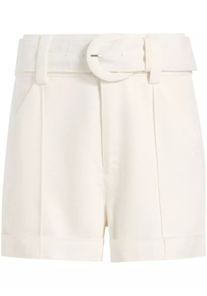 Cinq A Sept Aldi belted shorts - White