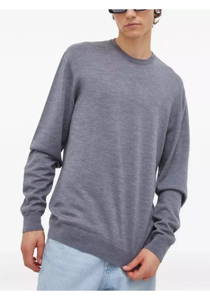 Les Deux crew-neck embroidered sweater - Grey