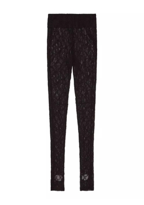 MSGM lace leggings - Black