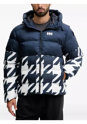 Helly Hansen Oslo graphic-print puffer jacket - Blue