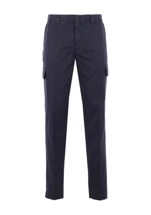 Incotex cargo-pocket cotton trousers - Blue