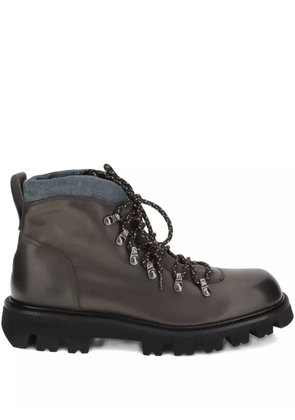 Fratelli Rossetti lace-up lug-sole hiking boots - Brown
