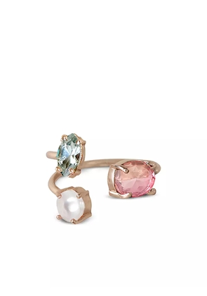 ATELIER MON three-stone ring - Gold