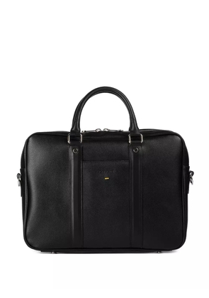 Doucal's Palmellato leather briefcase - Black