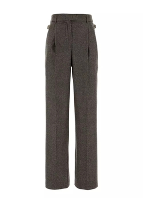 PT Torino button-detail trousers - Brown