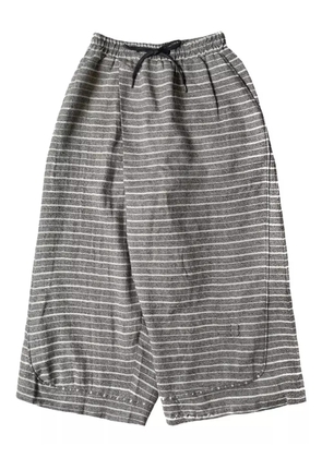 NAMESAKE Maurice striped pajama trousers - Grey