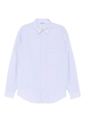 Tintoria Mattei long-sleeved cotton shirt - Blue