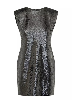 Michael Michael Kors sequin extended-shoulder mini dress - Grey