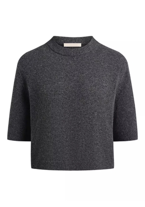 12 STOREEZ Aurora short-sleeve top - Grey