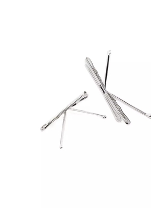 SHUSHU/TONG bow-design hair clip (pack of two) - Silver