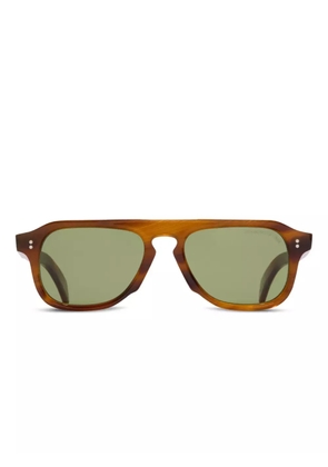 Cutler & Gross pilot-frame sunglasses - Brown