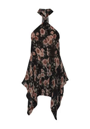IRO Lassan floral-print top - Black