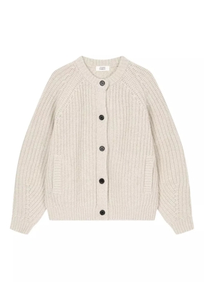 STUDIO TOMBOY button wool cardigan - Neutrals