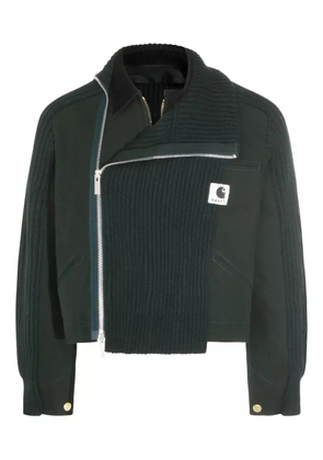 Carhartt WIP x Sacai zip ribbed jacket - Green