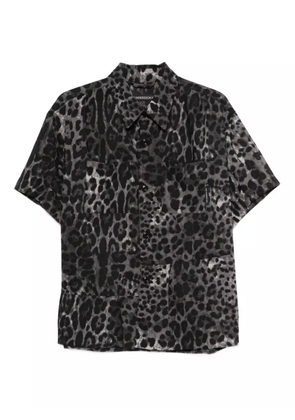 Andersson Bell leopard-print shirt - Black