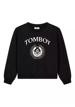 TOMBOY University cotton sweatshirt - Black