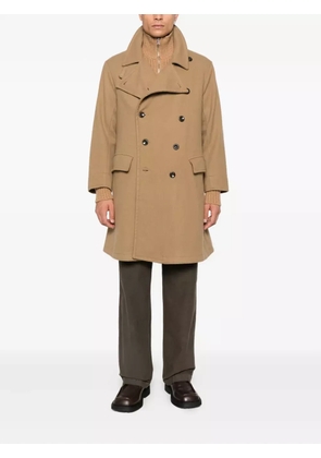 original vintage style double-breasted coat - Brown