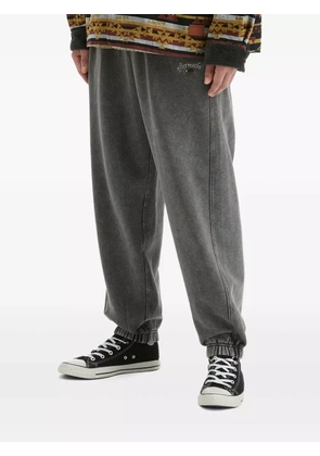 aftermaths logo-embroidered track pants - Grey