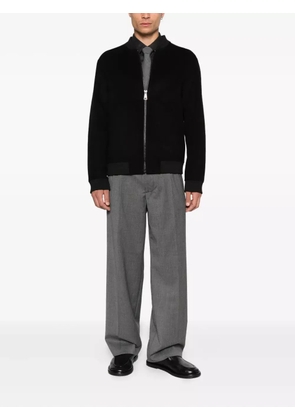 AMARANTO zip-fastening jacket - Black