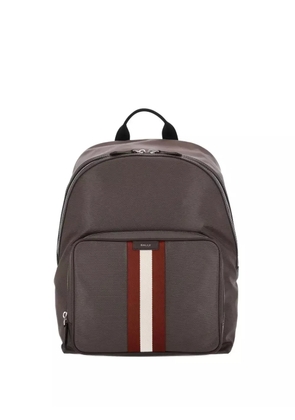 Bally zip striped backpack - Brown