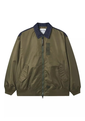 aftermaths zip-up bomber jacket - Green