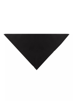 Faliero Sarti triangular cashmere scarf - Black