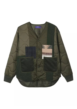 aftermaths quilted padded jacket - Green