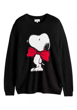 Chinti & Parker bow tie snoopy sweater - Black