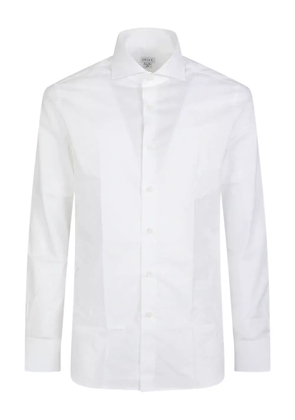 Orian long-sleeve cotton shirt - White