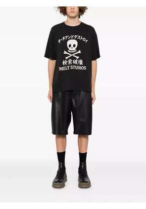 Melt graphic-print T-shirt - Blue