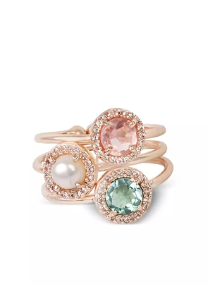 ATELIER MON Candy Cabana pavé ring - Gold