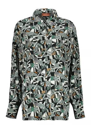 Missoni abstract-pattern shirt - Green
