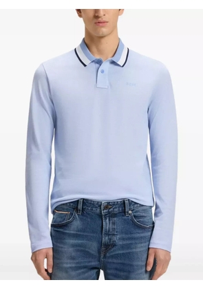 BOSS long-sleeve polo shirt - Blue