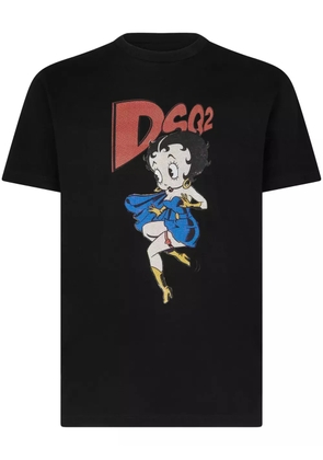 DSQUARED2 Betty Boop graphic-print T-shirt - Black