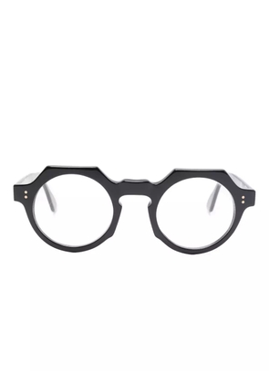 Lesca Buzz geometric-frame glasses - Black